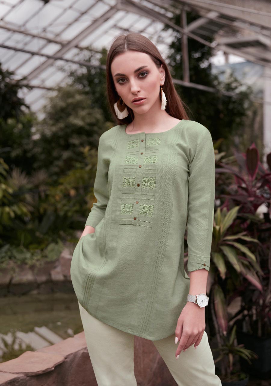 Lymi Esteem Vol-3 Rayon Schiffli Tops Lymi Esteem Vol-3 Rayon Schiffli Tops